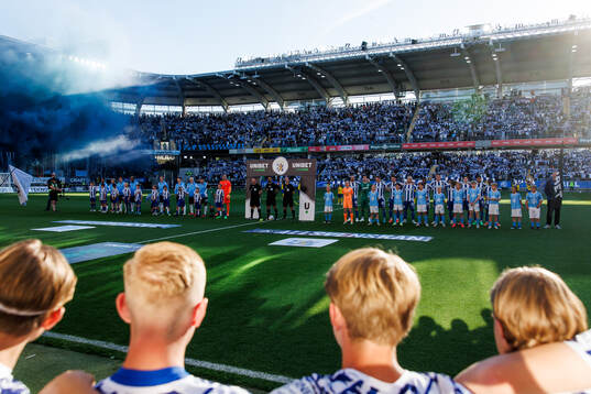 Malmö FFs och IFK Göteborgs spelare