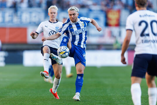 Malmö FFs Otto Rosengren och IFK Göteborgs Andreas Pyndt