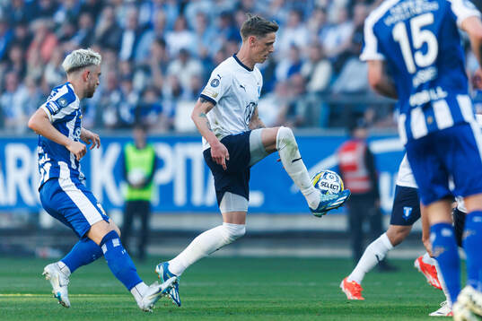 Malmö FFs Søren Rieks och IFK Göteborgs Andreas Pyndt