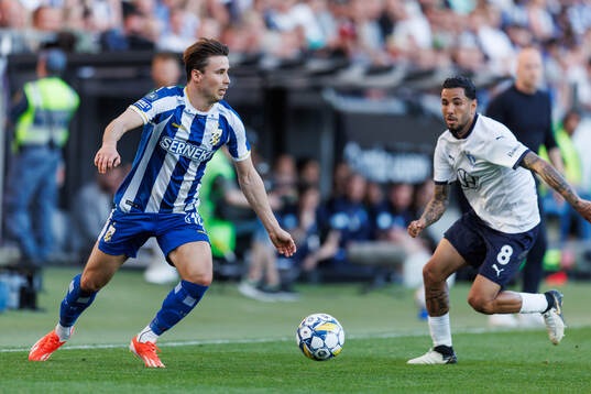 IFK Göteborgs Anders Trondsen och Malmö FFs Sergio Pena