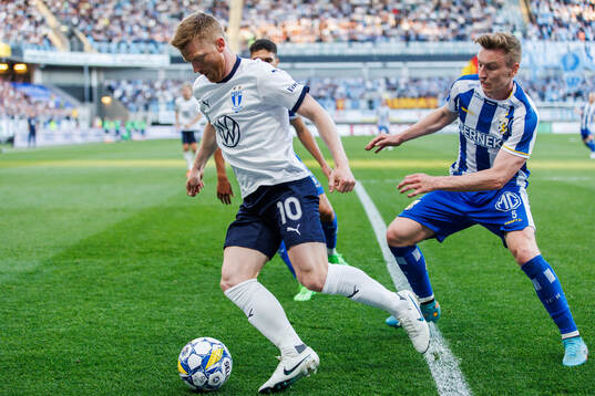 Malmö FFs Anders Christiansen och IFK Göteborgs Sebastian