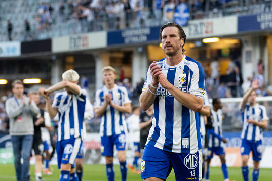 IFK Göteborgs Gustav Svensson deppar