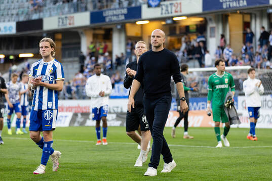 IFK Göteborgs tränare Jens Berthel Askou deppar
