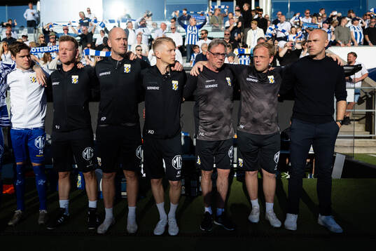 IFK Göteborgs Gustaf Norlin, läkare Pall Jonasson,