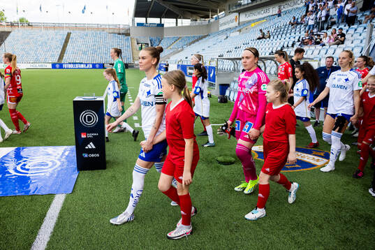 IFK Norrköpings My Cato och målvakt Sofia Hjern