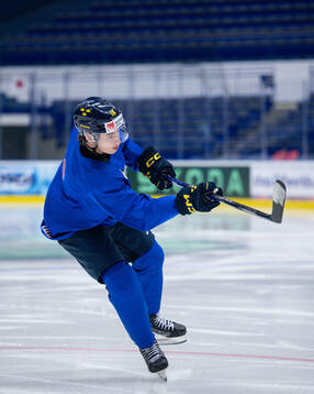 Felix Unger Sörum of Sweden at a practice session