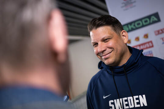 Assistant coach Josef Boumedienne of Sweden