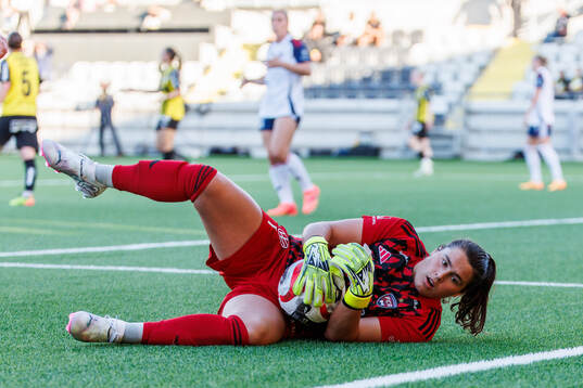FC Rosengårds målvakt Eartha Cumings