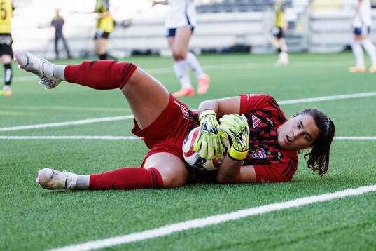 FC Rosengårds målvakt Eartha Cumings