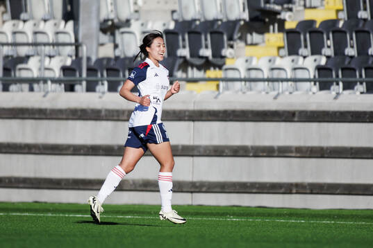 FC Rosengårds Mai Kadowaki jublar