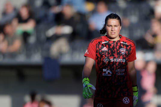 FC Rosengårds målvakt Eartha Cumings