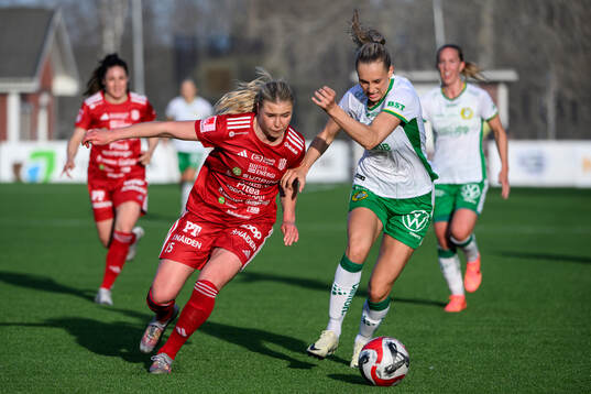Piteås Ellen Löfqvist och Hammarbys Ellen Wangerheim