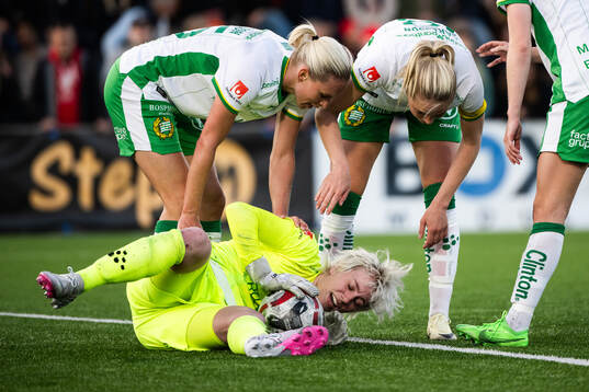 Hammarbys målvakt Moa Edrud