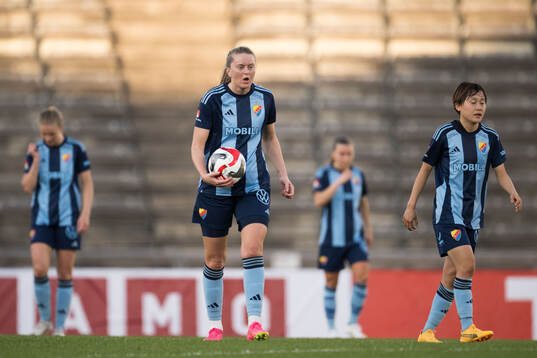 Djurgårdens Maria Brochmann deppar