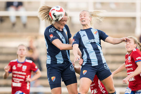 Djurgårdens Maria Brochmann och Tove Almqvist