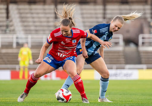Vittsjös Hanna Ekengren och Djurgårdens Nellie Lilja