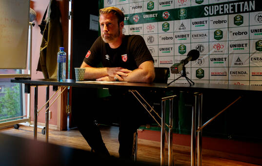 Degerfors tränare William Lundin