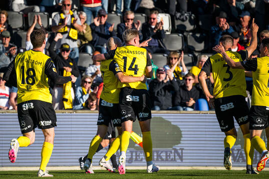 Mjällbys Jacob Bergström, Viktor Gustafson, Herman