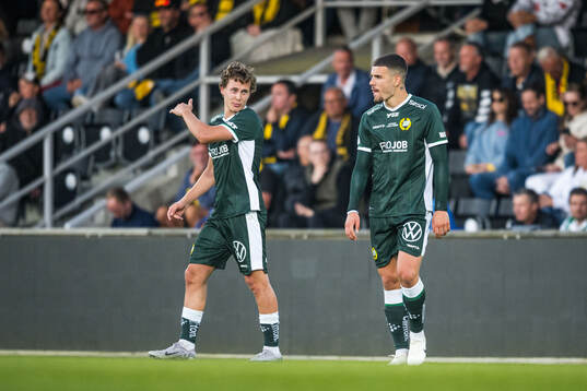 Hammarbys Hampus Skoglund och Edvin Kurtulus deppar