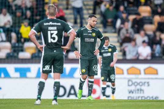 Hammarbys Mads Fenger Nielsen och Abdelrahman Boudah Saidi