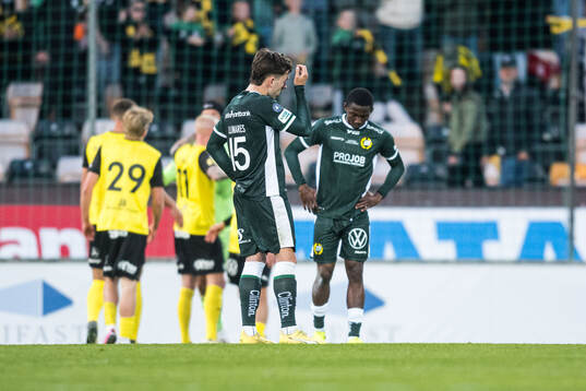 Hammarbys Marc Llinares Barragan och Bouzomana Toure deppar