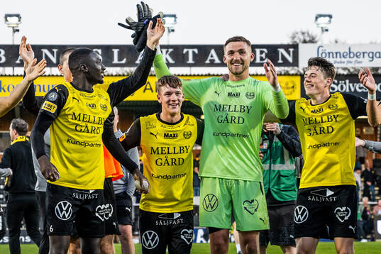 Mjällbys Seedy Imam Jagne, Kimmen Nennesson, målvakt Noel