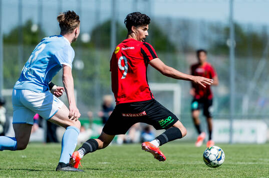 Malmö FFs Nils Zätterström och Brommapojkarnas Kamilcan