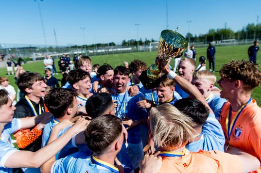Malmö FFs spelare jublar