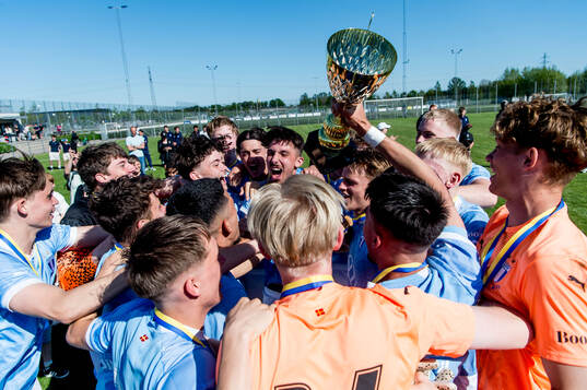 Malmö FFs spelare jublar