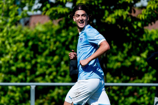 Malmö FFs Gentian Lajqi jublar
