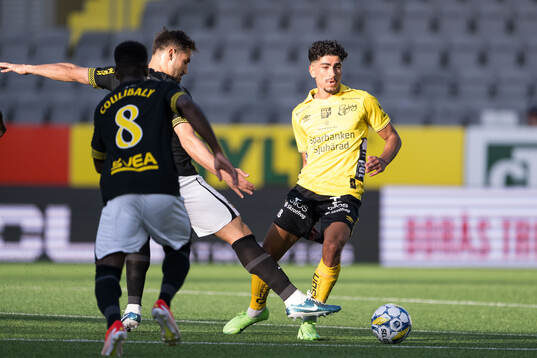 AIKs Sotirios Papagiannopoulos och Elfsborgs Ahmed Qasem