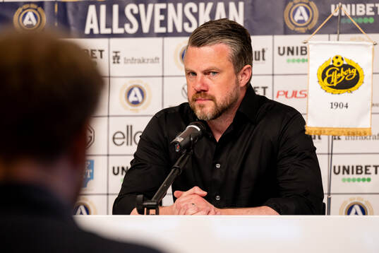 Elfsborgs manager Jimmy Thelin
