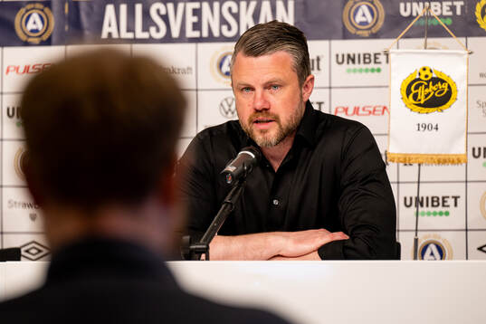 Elfsborgs manager Jimmy Thelin