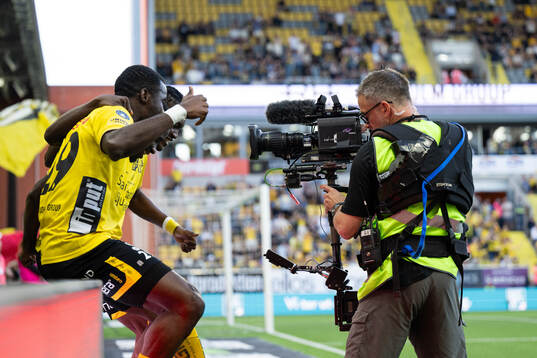 under fotbollsmatchen i Allsvenskan mellan Elfsborg och AIK