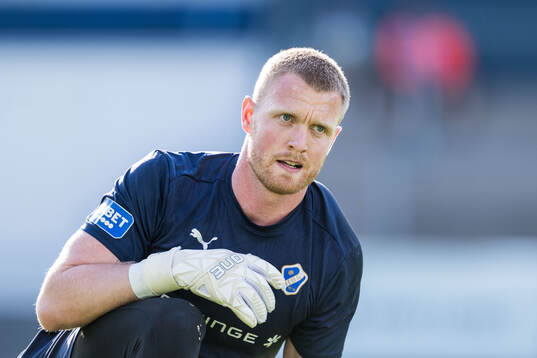 Halmstads målvakt Tim Erlandsson