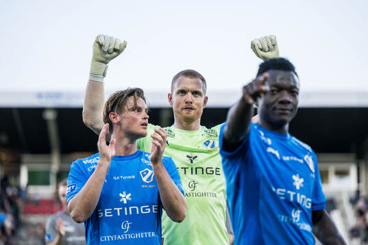 under fotbollsmatchen i Allsvenskan mellan Halmstad och