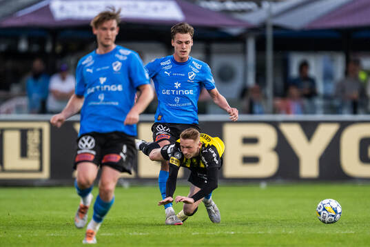 Halmstads Villiam Granath och Häckens Julius Lindberg