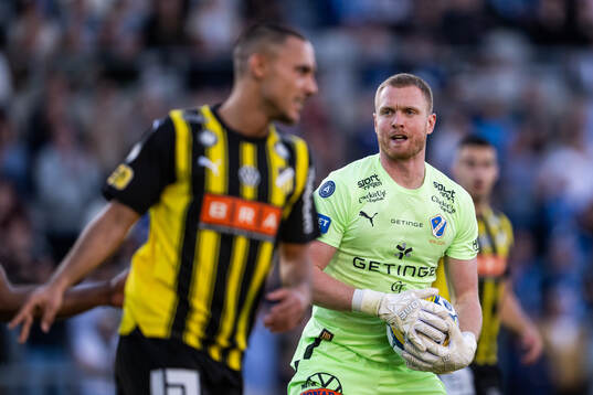 Halmstads målvakt Tim Erlandsson