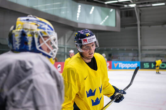 Isac Lundeström of Sweden at a practice session