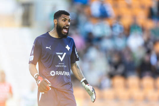 Värnamos målvakt Jonathan Ursin Rasheed