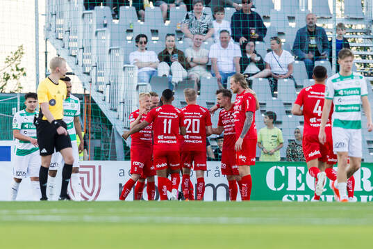 Värnamos Gustav Engvall jublar