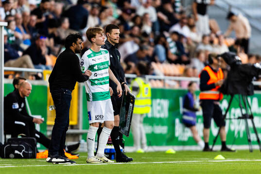 Västerås tränare Kalle Karlsson och Julius Johansson