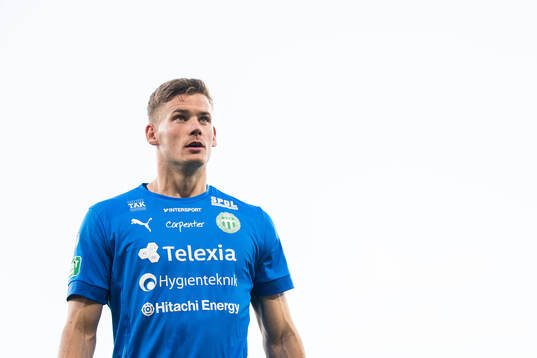 Västerås målvakt Johan Brattberg deppar