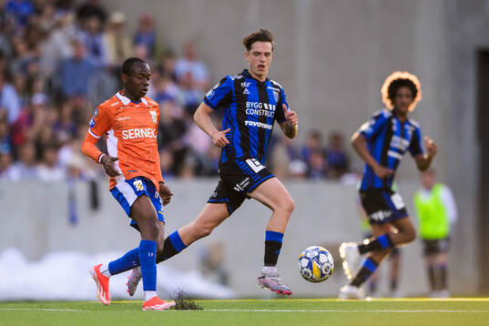 IFK Göteborgs Malick Junior Yalcouye och Sirius Adam Vikman
