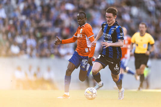 IFK Göteborgs Malick Junior Yalcouye och Sirius Noel