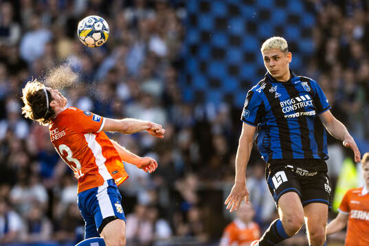 IFK Göteborgs Gustav Svensson och Sirius Yousef Salech