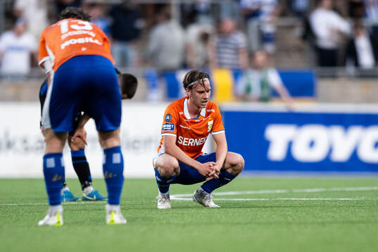 IFK Göteborgs Lucas Kåhed deppar