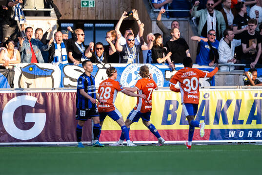 IFK Göteborgs Oscar Pettersson, Lucas Kåhed och Malick