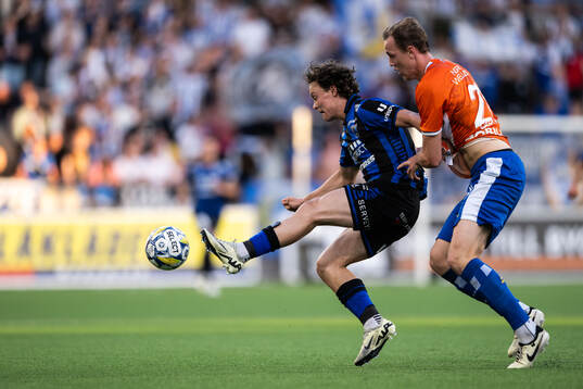 Sirius Herman Sjögrell och IFK Göteborgs Adam Carlén