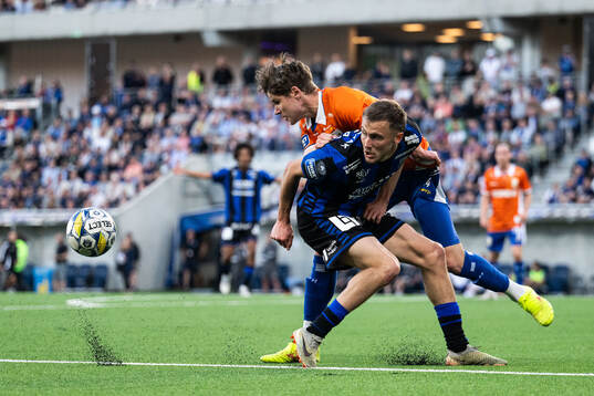 IFK Göteborgs Gustaf Norlin och Sirius Melker Heier